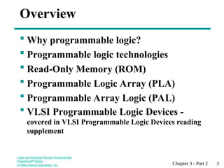 programmable logic arrays, programmable logic designs, | PPT