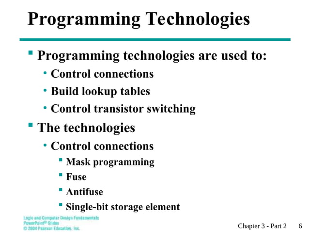 programmable logic arrays, programmable logic designs, | PPT