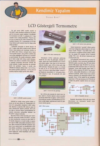 Lcd göstergeli termometre