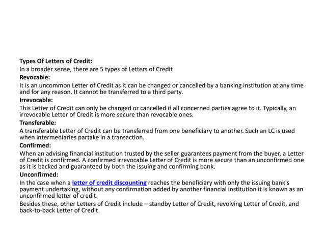 LC Discounting Charges PPT lc-discounting-charges-ppt