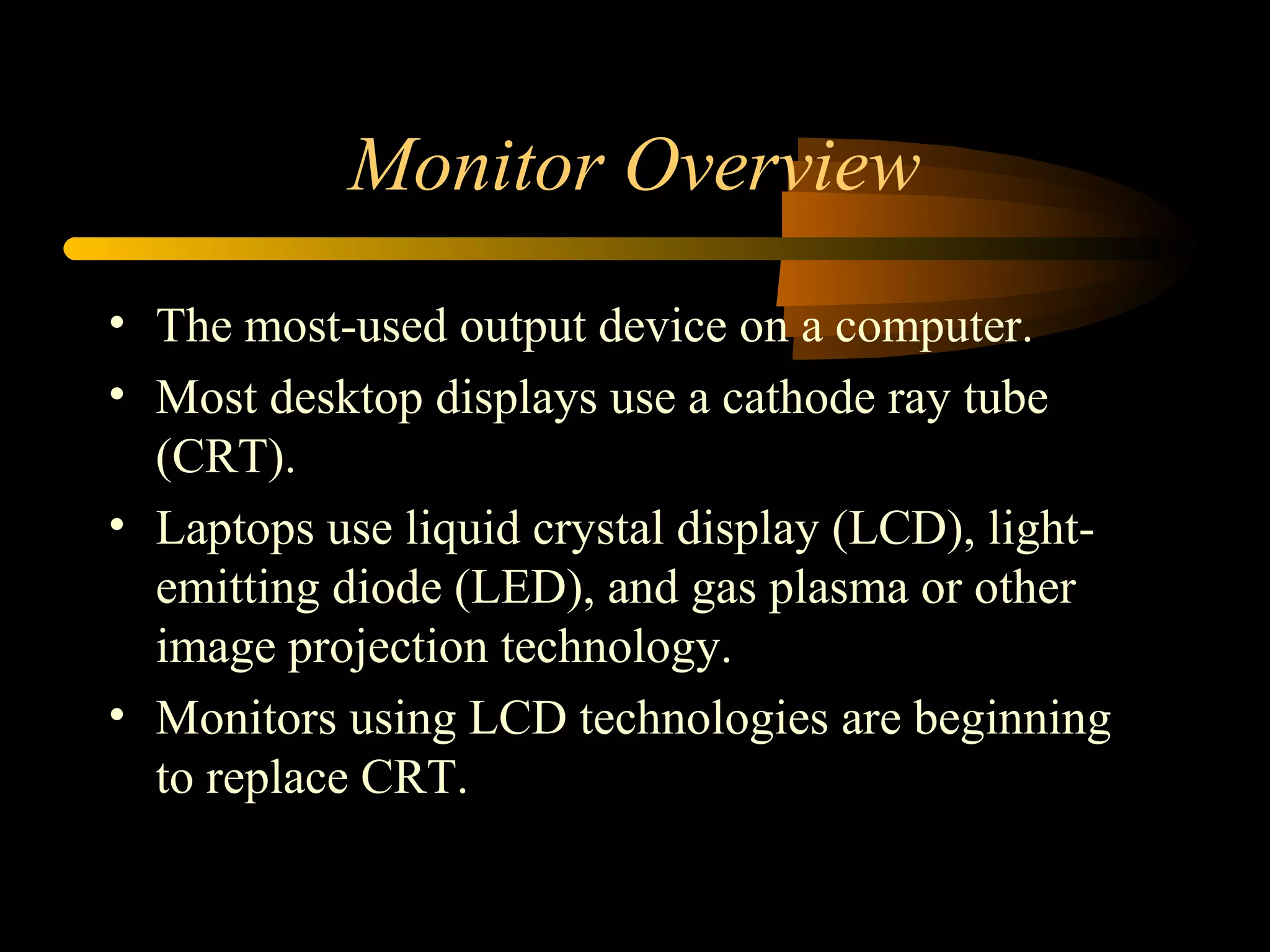 Lcd monitors | PPT