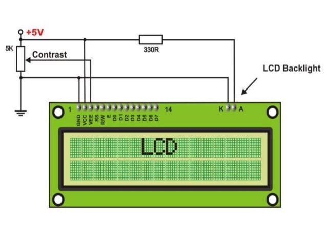 Lcd programing and pin configuration
