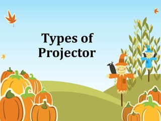 Types of
Projector
 