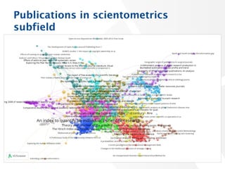Publications in scientometrics
subfield
18
 