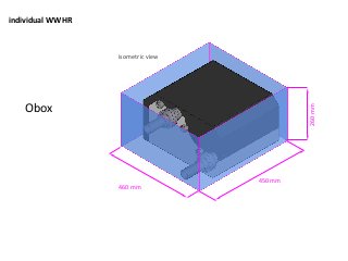 individual WWHR
260mm
450 mm
460 mm
isometric view
Obox
 