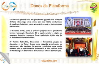 (A) Internet das coisas A12 Grupo, liderada pelo CEO defensor Sr HeYanTing, Líder Global
Seong Yeol Ahn, Grupo com o capital de 2 bilhões de Yuan Chinês ($ 291 milhões) Situada
em Shenzhen.
com o número registrado ID 91440300MA5DP4JF9J corporativa
Coisas de Desenvolvimento de Investimentos Rothschild (Shenzhen) Co., Ltd.
(FENG HUANG COIN)
LCFHC Empresa representante da moeda FHC e autorizadas pelo governo chinês para realizar
negócios de plataforma de criptografia e internet das coisas (IOT) em seu nome:
Você pode pode consultar o registro da empresa colocando o numero de
ID da empresa no site www.gsxt.gov.cn e clicar em buscar
LCFHC
http://platinum.lcfhc.com
 