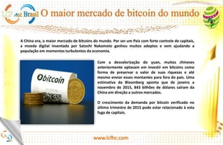 http://platinum.lcfhc.com
Visto que de seis em cada dez compras feitas na china já são pagas digitalmente, num mercado trilionário
disputados por dois gigantes.
A rotina dos trabalhadores de lojas e
escritórios de Shenzhen, polo de tecnologia
no sul da China, é a mesma há décadas.
Antes de subir para o escritório, eles param
numa das dezenas de barraquinhas de rua e
compram uma embalagem de plástico com
um punhado de noodles, o macarrão chinês,
e legumes, carnes e ovos.
É o café da manhã e o almoço do dia a dia.
A novidade ocorre na hora de pagar.
Equilibrada embaixo de uma cesta de ovos, há uma folhinha com um QR code do Basta apontar a câmera do
celular para o código e o pagamento está feito.
Quase ninguém usa dinheiro, e o comerciante faz cara feia para quem o obriga a parar de servir para contar
notas e moedas.
 