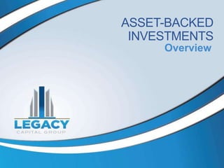 ASSET-BACKED
INVESTMENTS
Overview
 