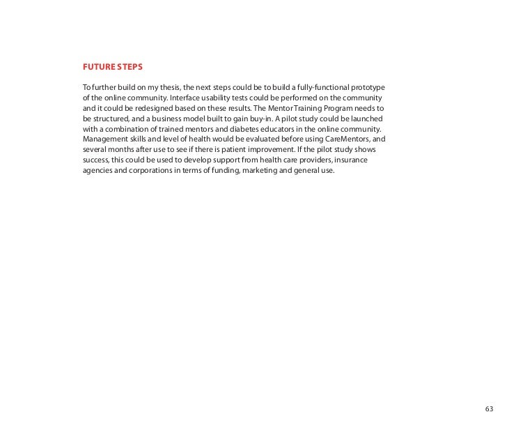 Thesis documentation picture