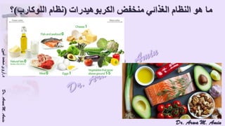 (ضبط أدوية السكر على النظام الغذائي منخفض الكربوهيدرات (نظام اللوكارب