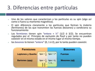6 Quarks organizadas en tres familias