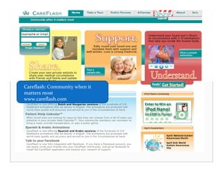 Careflash: Community when it
matters most
www.careflash.com
 