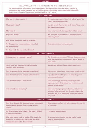 Lc history guidelines for teachers | PDF