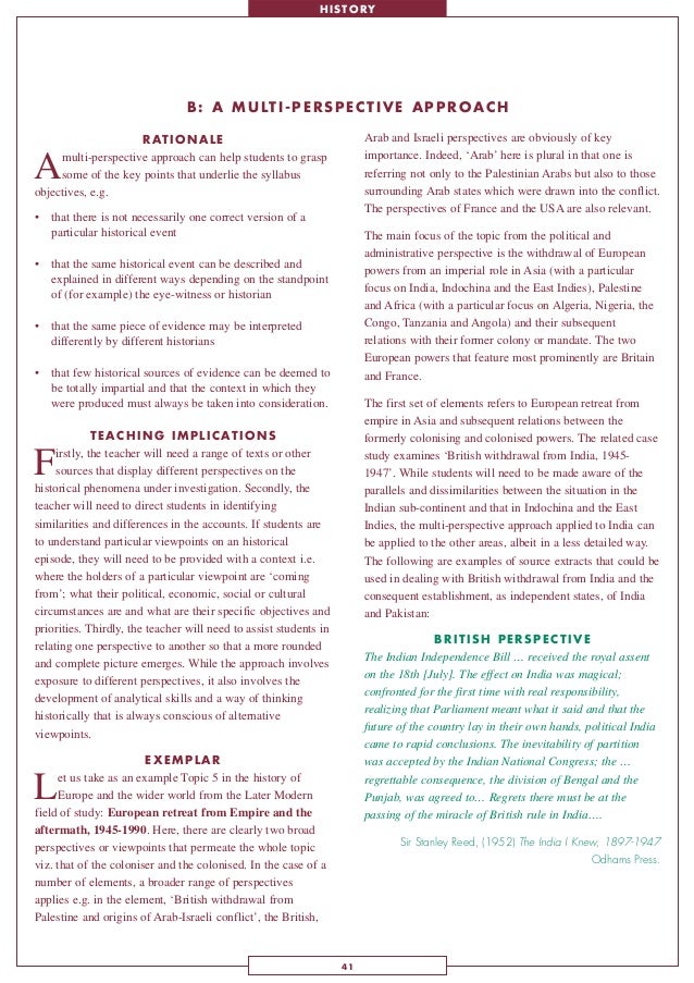 Lc history guidelines for teachers