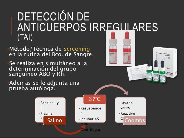 Detección e identificación de anticuerpos irregulares