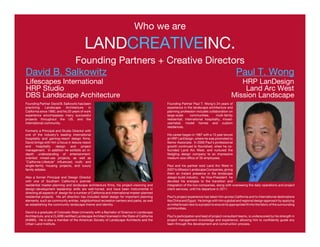 LandCreative, Inc Presentation