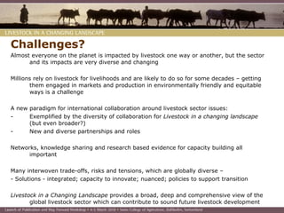 Introduction to Livestock in a Changing Landscape