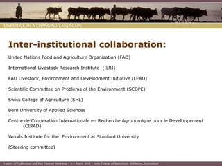Introduction to Livestock in a Changing Landscape