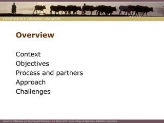 Introduction to Livestock in a Changing Landscape