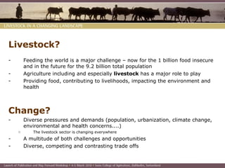 Introduction to Livestock in a Changing Landscape
