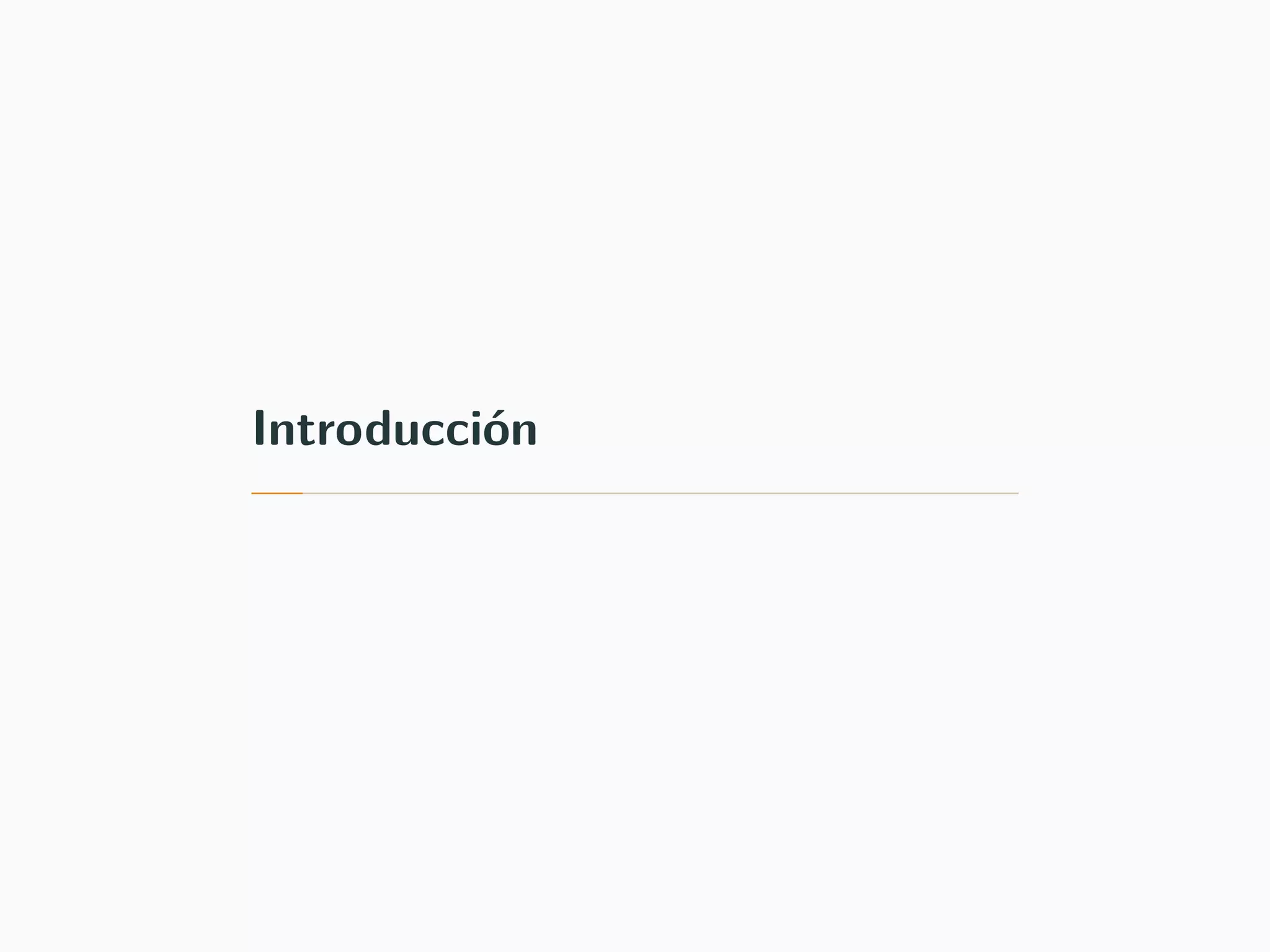 Introducción
 