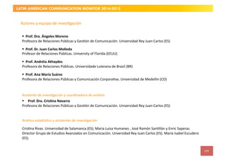 Latin American Communication Monitor 2014/15