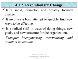Revolution Fast Change Change Management 4 | PDF