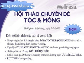 Liên hệ ASM để mua vé
 