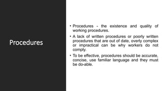 Lacking Procedure LCM Element 7.pptx safety officer training LCM | PPTX