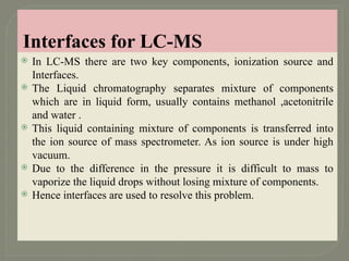 Liquid Chromatography-Mass Spectroscopy .pptx
