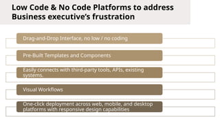 LowCode, NoCode Keynote Presentation at AP Digital Technology Summit ...