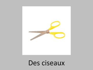Des ciseaux