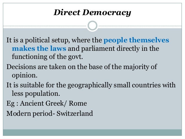 Simple essay on democracy
