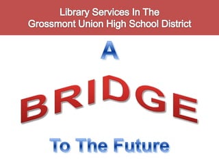 Library Services In The Grossmont Union High School District A BRIDGE To The Future 