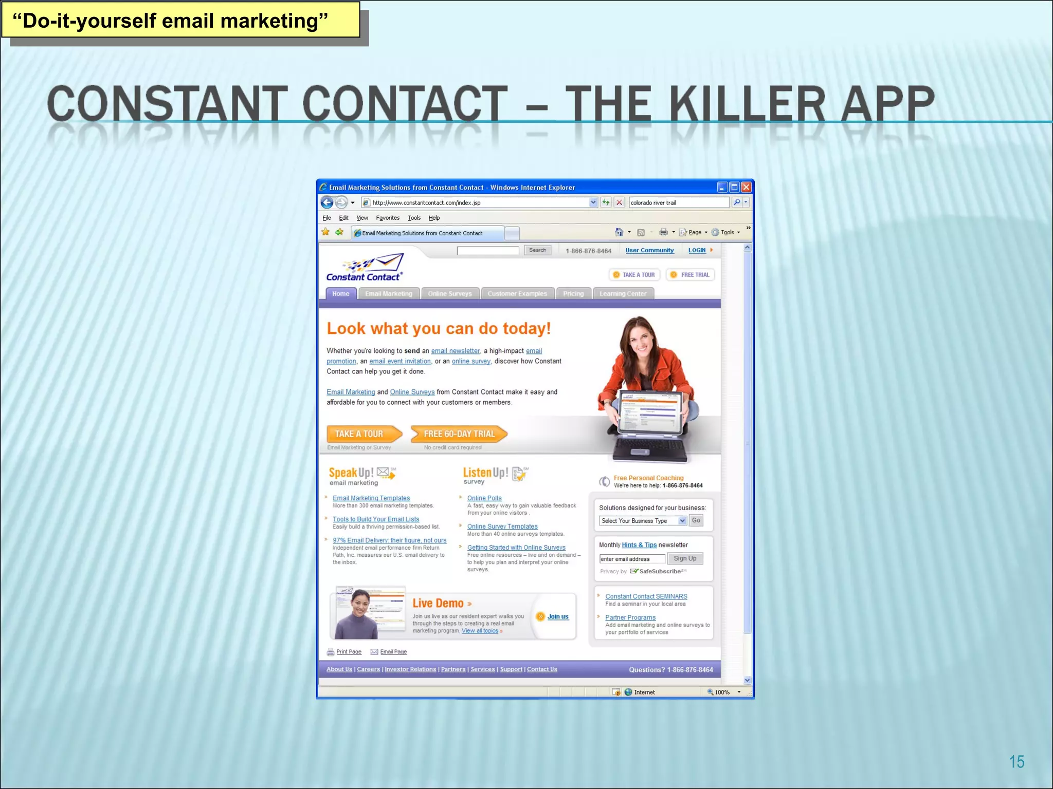 “ Do-it-yourself email marketing” 