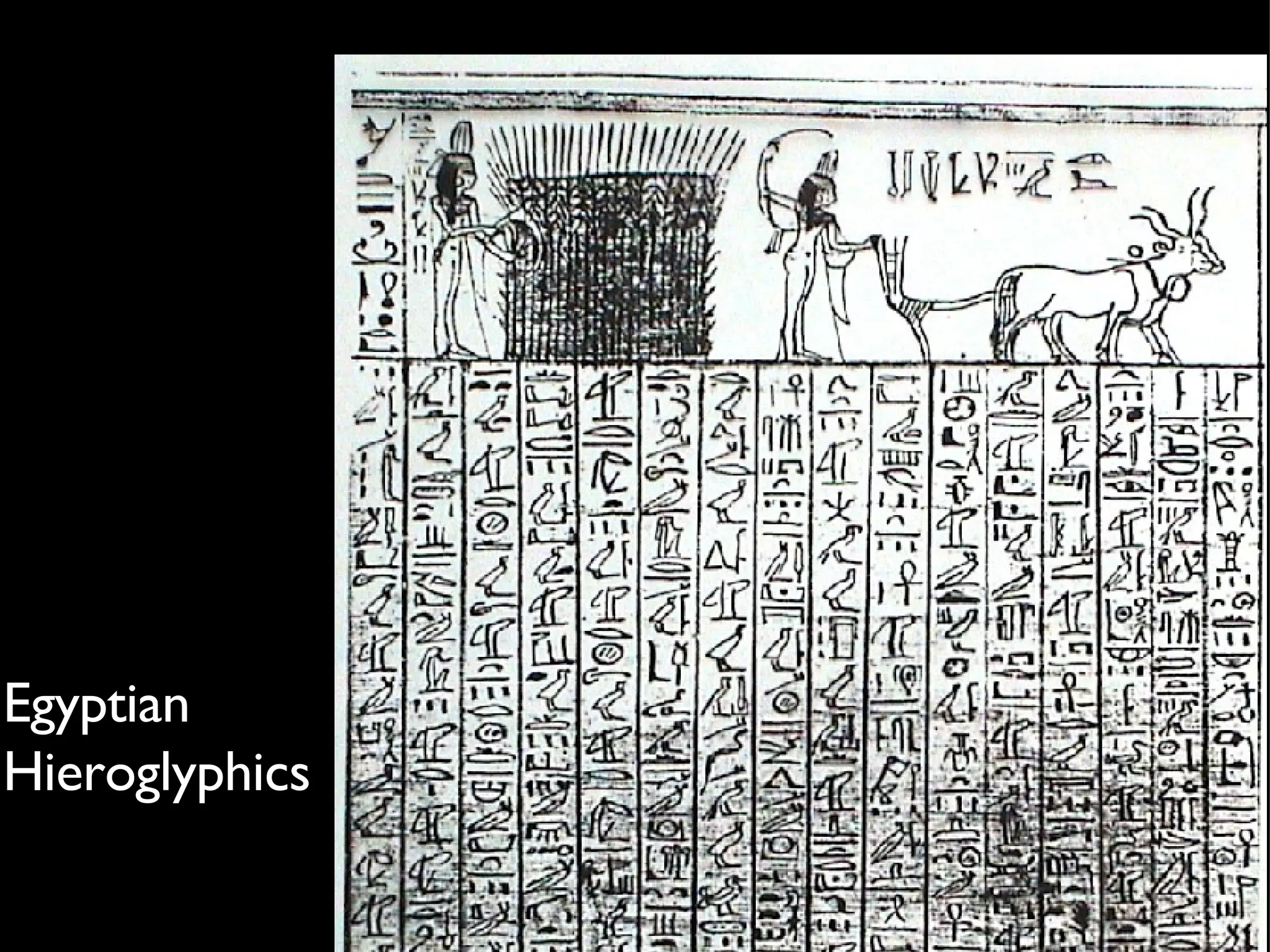 Egyptian Hieroglyphics 