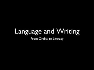 Language and Writing ,[object Object]