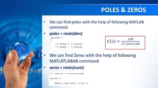 Control System toolbox in Matlab | PPTX