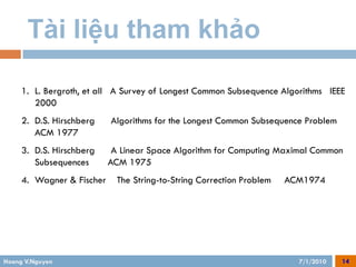LCS Problem | PDF