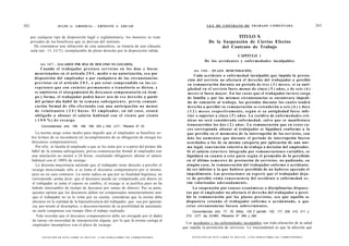 Ley de contrato de trabajo comentada