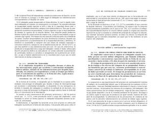 Ley de contrato de trabajo comentada