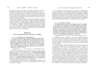 Ley de contrato de trabajo comentada