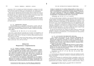 Ley de contrato de trabajo comentada