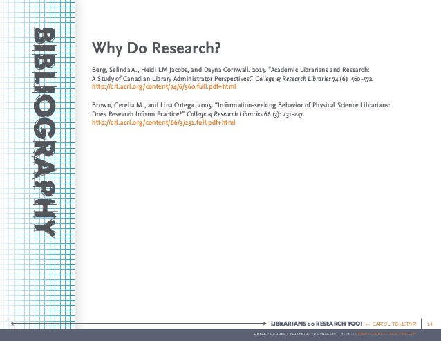 Librarians Do Research Too! — Download the free ebooklet