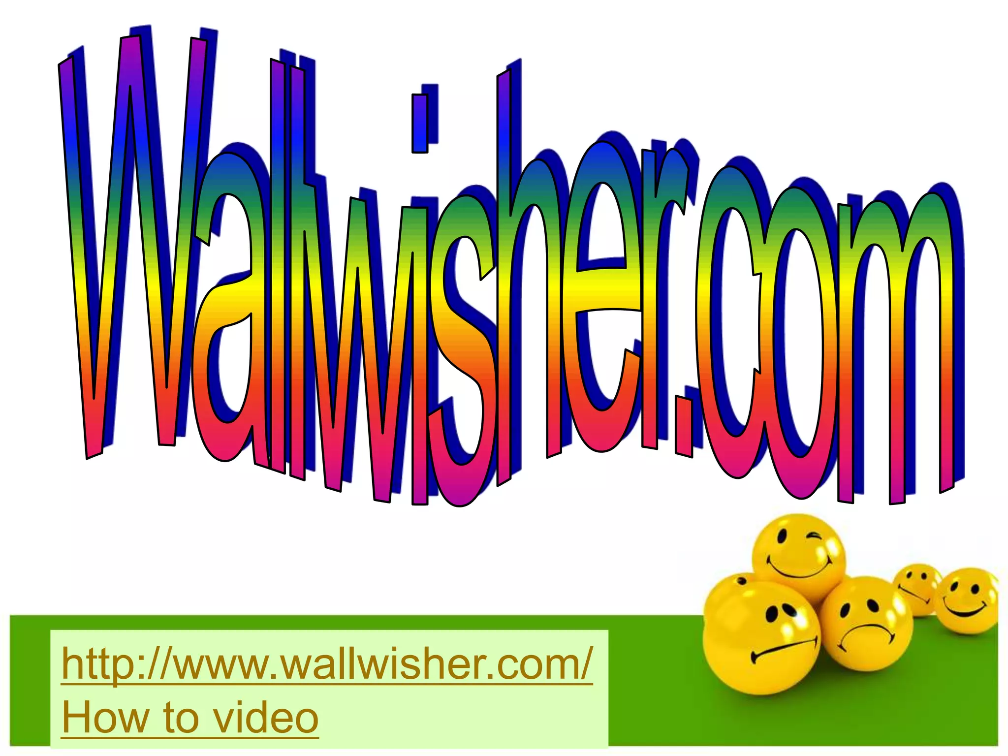 http://www.wallwisher.com/ 
How to video 
 