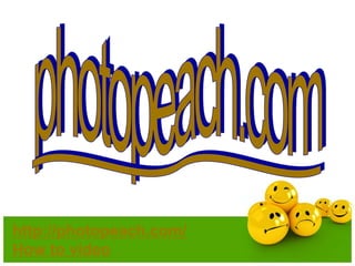 http://photopeach.com/ 
How to video 
 