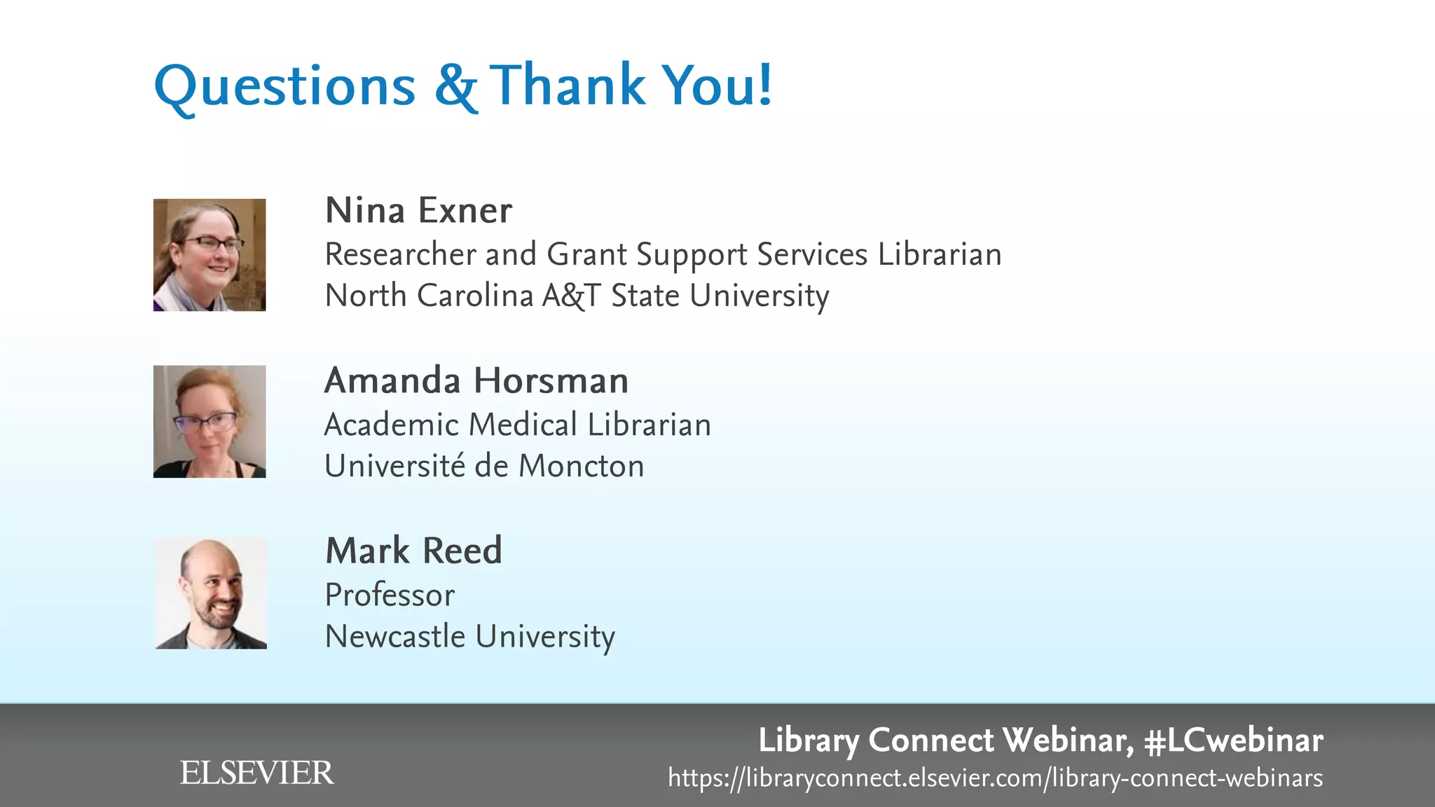 Slides | Targeting the librarian’s role in research services