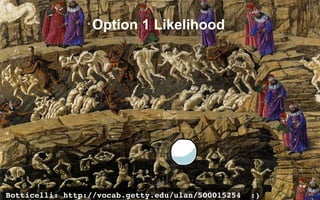 Option 1 Likelihood
Botticelli: http://vocab.getty.edu/ulan/500015254 :)!
 