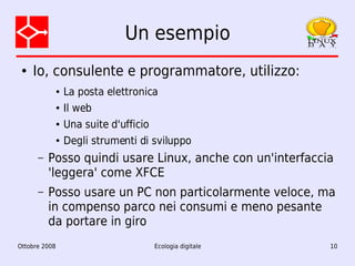 Ecologia digitale: dalla teoria alla pratica