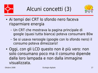 Ecologia digitale: dalla teoria alla pratica